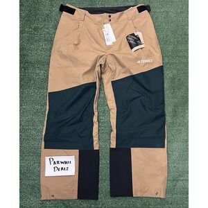 Adidas Terrex Xperior 2 Layer Lined Gore-Tex Performance Pants Size L-XL JN3088